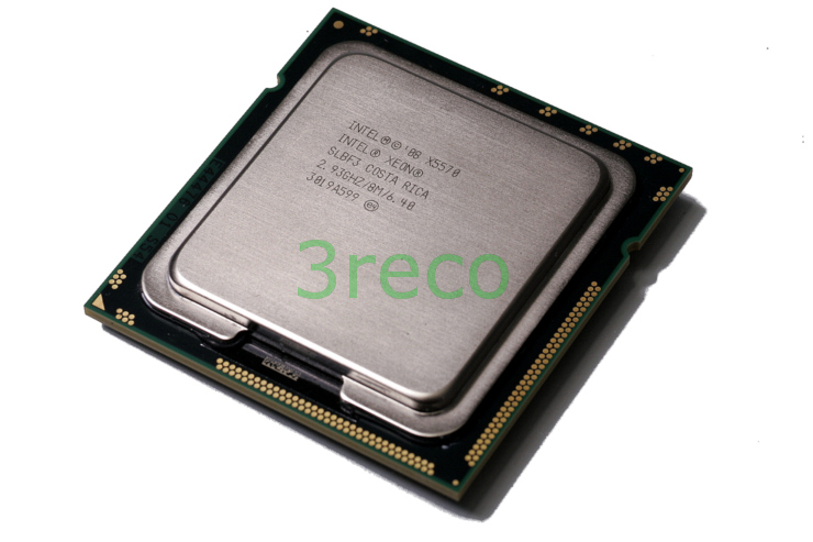 Procesor Intel® Xeon® X5570 QUAD core 2,93GHz - 3,333GHz TURBO 4 rdzenie - 8 wątków, 8MB cache, SLBF3 64-bit, TDP 95W, Intel® QPI Speed 6,4GT/s